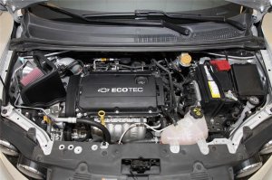 Chevrolet Sonic Performance Air Intake - K&N Engineering - Typhoon Cold Air - Silver - `12-`17